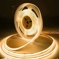 12V 24V IP20 Smart 6500K COB LED Strip Light Cuttable Silicone App Remote and Wi-Fi Dimmable for Home Decor Indoor Use