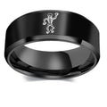 Hip Hop Style Stainless Steel Skull Man Ring Punk Trendy Street Rock Motorcycle Watch Handsome Ball Accessories
