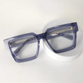 2023 Designer Eyeglasses with Transparent Acetate Optical Frame Famous Brands Solid Pattern Best Quality Eyewear Best Hinges