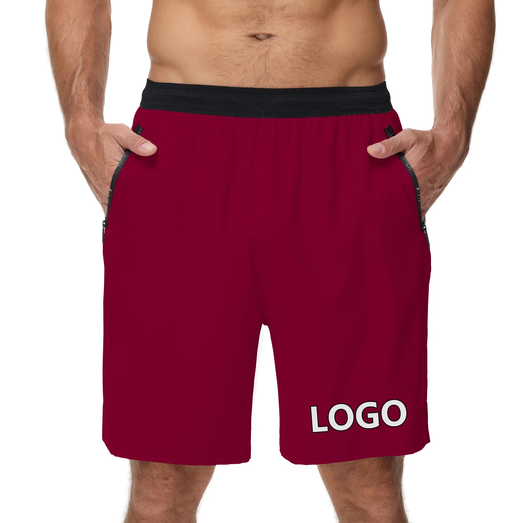 Manufacture Cheap Casual Knee Length Oversized Polyester Men's Bermuda Shorts