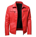 High Quality Casual Fashion Coat Personalized Custom Windproof Men's Pu Leather Winter Motorcycles Jacket