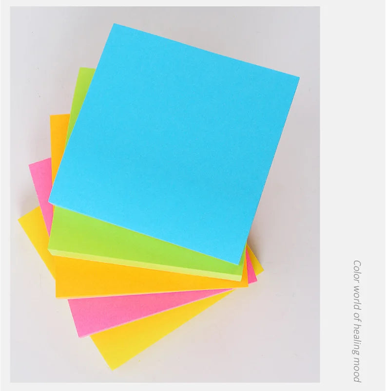 Colored Pepsi Stickers Sticky Notes square Convenience Stickers Printable Logo Ordinary N-times Stickers Creative Stationery