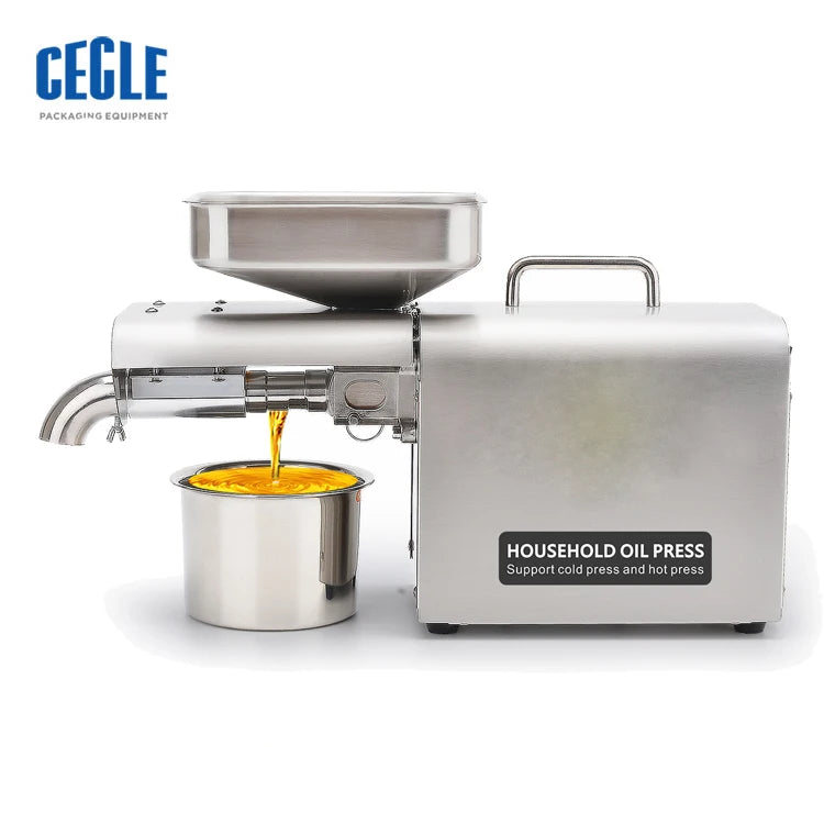 Small Household Peanut Sesame Nut Oil Press Portable