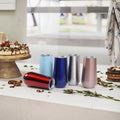 Hot Selling 6OZ American Double Wall 304 Stainless Steel Thermal Coffee Travel Glass Tumbler Flask Lid Hot Selling for Champagne