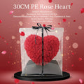 Hand-Made Artificial Heart-Shaped Foam Roses-30cm Size Multi-Color Options for Mother's Day Valentine's Day & Thanksgiving Gifts