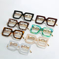2022 Wholesale New Optical Glasses Metal Chain Fashion Frame Women Trendy Color Frame Glasses