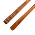 22 Frets Nitro Stain Electric Guitar Neck Replacement Roasted Maple ST Guitar Neck with Bone Nut for Electric Guitar Building