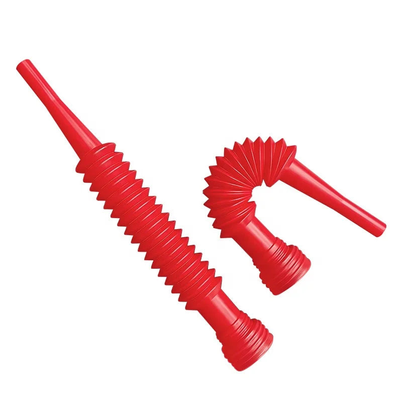 No-Spill Flexible Oil Liquid Pour Spout for 38mm or 28mm Neck Plastic Containers Funnels Cans Jugs or Bottles