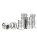 Furniture Embedded Nut 5mm Hexagon M2 M4 M7 Stainless Steel Wood Threaded Insert Press Nut Screw Bullhof