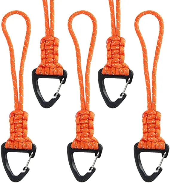 1pc High Strength Parachute Cord Keychain Triangle Buckle for Paracord Self-Defense Emergency Backpack Key Ring for Climbing