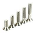 M2 M2.5 M3 M4 M5 M6 M8 Titanium Allen Head Bolts Titanium Socket Flat Countersunk Head Screws