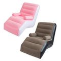 Inflatable Recliner Modern Design Foldable Outdoor Nap Sofa New Creative Model with Flocking for Lazy Sundays