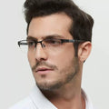 806 Business Style Half-frame Computer Anti Blue Light Glasses Eyeglasses