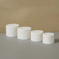 PP White Round Cosmetic Packaging Cream Jar 30ml 50ml 100ml 120ml Beauty Cream Body Lotion Container with Plastic Screw Top Cap