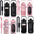 Wholesale 2L 1 Gallon Plastic Motivational Water Bottles Sleeve with Customize Logo