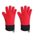 Hot Sale Oven Mitts Heat Resistant BBQ Silicone Gloves Durable Silicone Oven Gloves