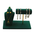 Fashion 8 Colors Necklace Jewelry Display Holder Pendant Window Portrait Display Props Neck Model Jewelry Display Rack