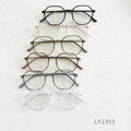 2025 Korean TR90 Anti-blue Glasses Frame Women Fashion Plain Glasses Men Eyewear Cute Decorative Computer Glasses Frame Oculos