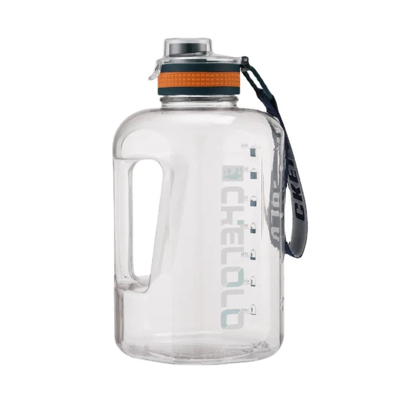 FX Factory's Big Capacity Cartoon BPA-Free Plastic Gym Tumbler Portable With Custom Logo Motivational Water Bottle for Travel