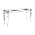 Modern Contemporary High Quality Glass and Acrylic Assembled Table Top for Hotel Dining Room Kitchen Wedding Home Furniture