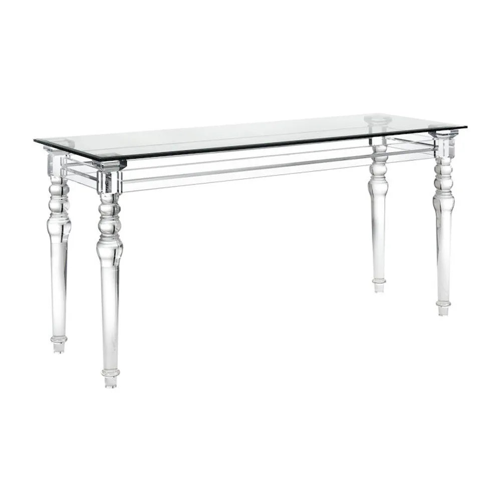 Modern Contemporary High Quality Glass and Acrylic Assembled Table Top for Hotel Dining Room Kitchen Wedding Home Furniture