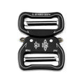 40mm Heavy Duty Tactical Dog Collar Zinc Alloy for Buckle Customized Logo Fashion Belt Buckles