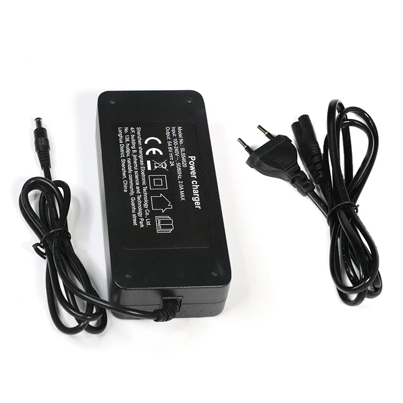 New Image Electric Scooter Lithium Battery Charger 54.6V 2A CE Certified KG-12 Model for Kugoo G2 Pro