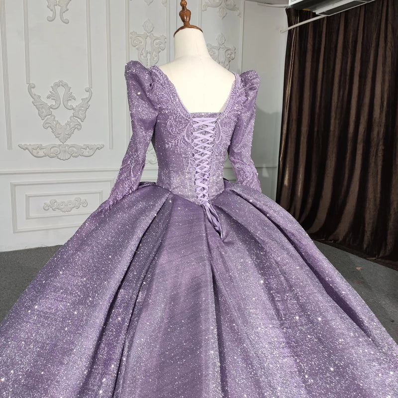 1112 Custom New Long Formal Party Long Sleeve Evening Dress Prom Bridal Dress Wedding Dress