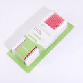 Wholesale Makeup Suppliers 500 Pieces Red Paper Stick Cotton Bud With Card Suction Package