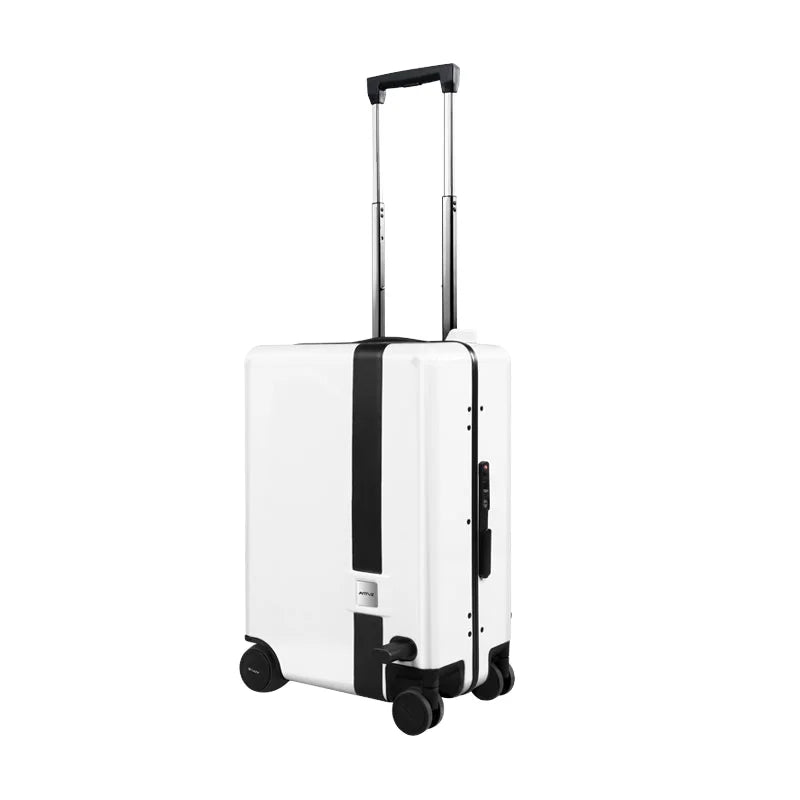 2025 Large PC Smart Cabin Trolley Case Business Cartoon Style USB Charging Port Hardcase with TSA Lock for Travel