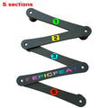 5 Sections Hockey Stick Handling Training Aid Ice Hockey Puck Control Practice Trainer Accessories Kit
