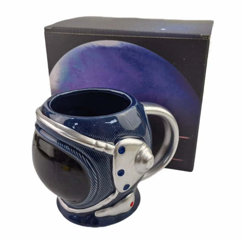 Astronaut Cartoon Porcelain Mugs 400ml Gift Box Photo Coffee Magic Color Change Sublimation Personalized Heat Change Mug