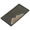 Japanese Black Porcelain Bamboo Tea Tray Retro Small Ceramic Teaware Tea Platform Hand-painted Zen Pot Tray Tea Tray