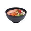 Japanese Style Unbreakable 7.5 Inch Noodle Bowl Soup Bowl Restaurant Matte Black Melamine Ramen Bowl for Wholesale