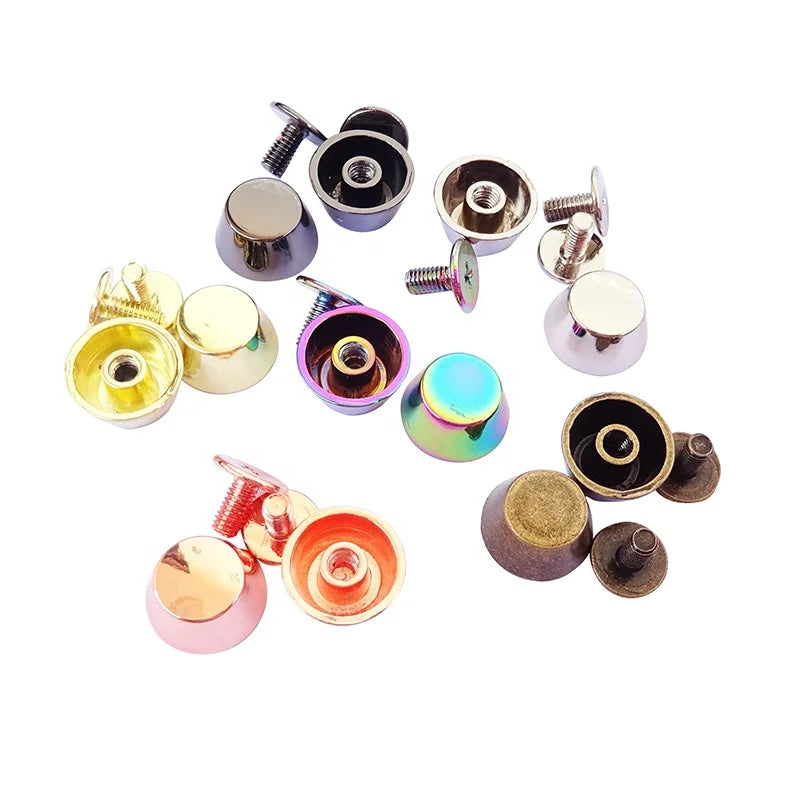Custom Garment Leather Craft Screw Back Rivets Stud Metal Bucket Nail Stud