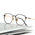 2024 Luxury Designer Eye Glass Frames Optical Glasses Men Titanium Anti Blue Light Optical Metal Square Eyeglasses Frame Glasses