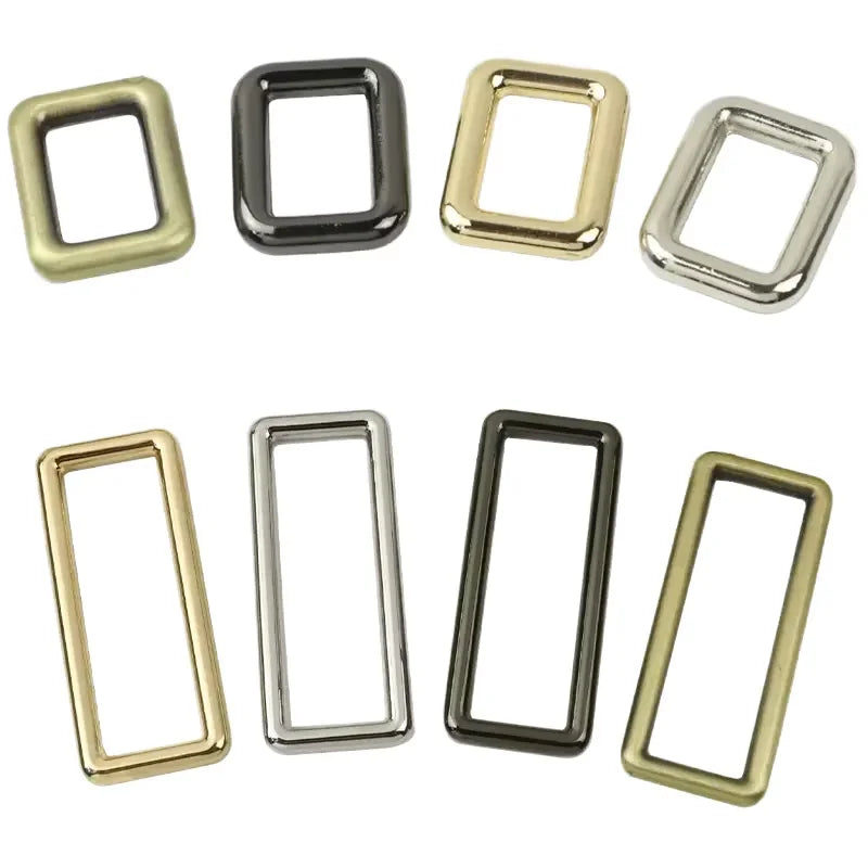 Die-casting Bag Hardware Accessories Rectangle square Ring Buckles for Backpack Webbing