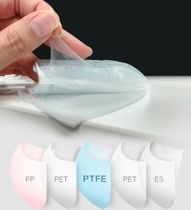 Factory Direct Supply PTFE Nanofiber Membrane Materials Breathable Plain Eco-Friendly Replace Meltblown Filter Nonwoven Fabric