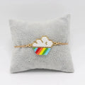 Handmade Bohemian Style Woven Jewelry Bracelet with Cute Cupcake Design Miyuki Beaded Summer Girls Dainty Bead Charm Bracelets