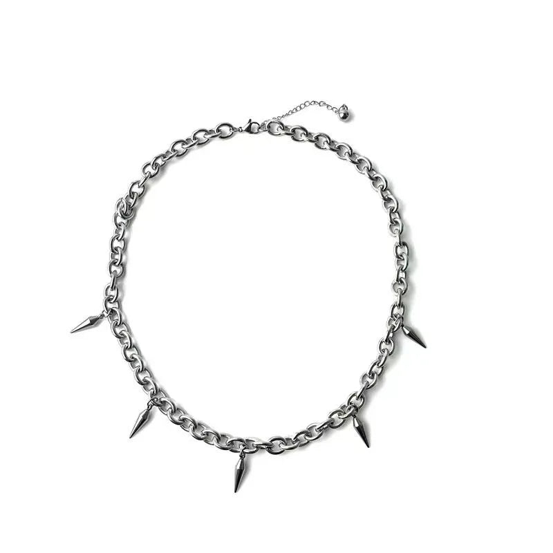 Hot Sale Fashion Titanium Steel Jewelry Personality Geometric Necklace for Unisex