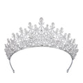 Europe Luxury Baroque Diamond Princess Crown Bridal Wedding Rhinestone Crowns