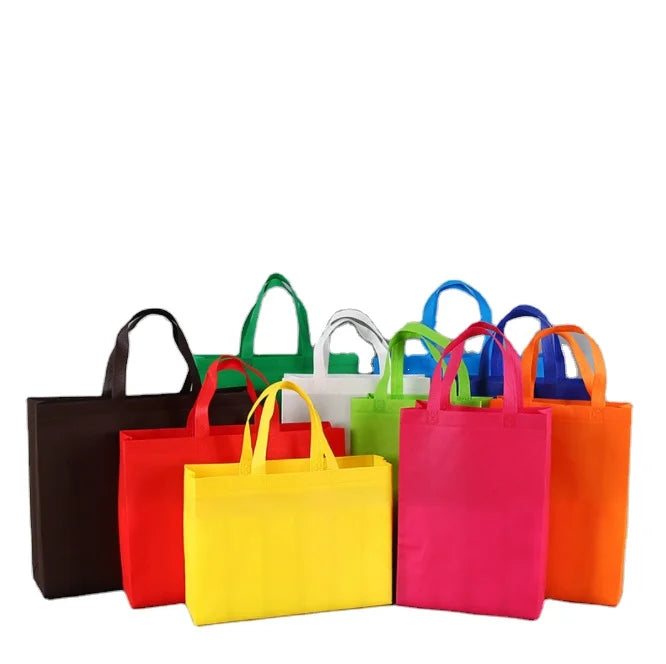 Custom Logo Eco-Friendly Foldable Laminated PP Non Woven Tote Bag Large Reusable Shopping Bag Grocery Packing Printing