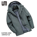 Clearance Sales Men Winter Hooded Jacket Thick Windproof Warm Coat Autumn Winter Sports Outdoor Hoodie Plus Size Casual Jacket