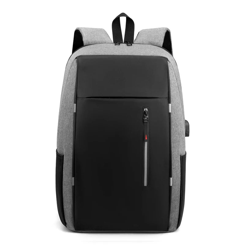 2024  Travel Plain Business Computer Backpack Waterproof USB Waterproof Business School Laptop Backpack Bag