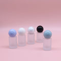 New Arrival Cosmetic Frosted Perfume Bottle Empty Portable Round 15ml Mini Glass Perfume Spray Bottle