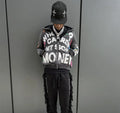 KY Washed Rhinestone Manufacturer for Puff Print Hoodies ZipUP Hoodie Manufacturers Custom Streetwear Hoodie for Men Puff Print