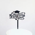 New Graduation Cake Decoration Party Decorations Cake Decorating Supplies for Congrats Acrylic Cupcake Toppers