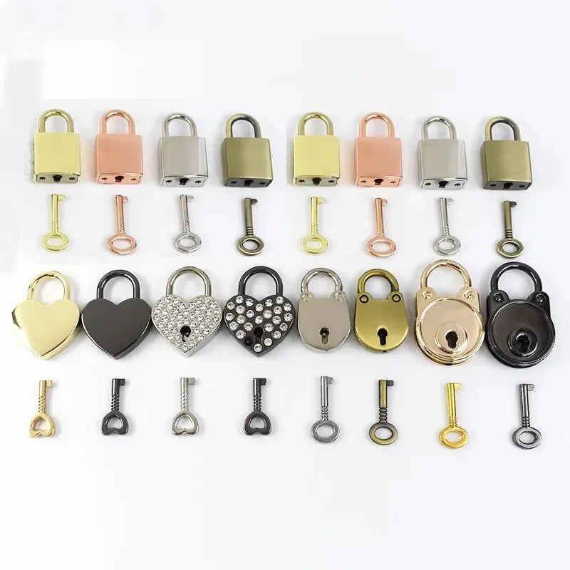 Deepeel BF506 Luggage Purse Hardware Padlock Closure Parts Decorative Accessories Bags Lock Buckles Spring Clasp