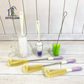 2025 New Long-Handled Multi-Functional Home Cleaning Cup Brush PP Material Space-Saving Hanging Design