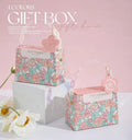 CSMD Small OrderS Quantity Wedding Favors pink Candy Packaging Chocolate Paper Boxes for Wedding Birthday Party Table Decoration